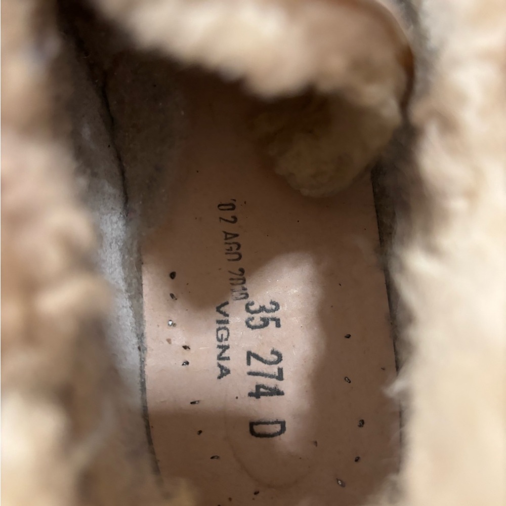Golden Goose White and Cream Sherpa Lined Sneakers - Picture 8 of 13